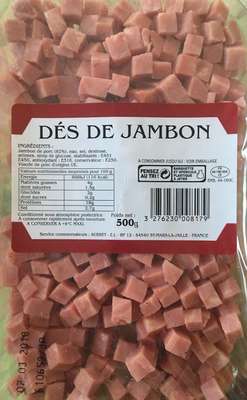 Dés de jambon (500 g)