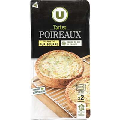 Tarte aux poireaux, U (2 x 130 g)