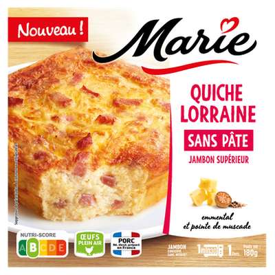 Quiche Lorraine sans pâte, Marie (180 g)