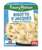 Risotto st Jacques et fondu de poireaux, Fleury Michon (280 g)