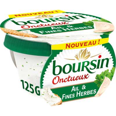 Boursin Ail & Fines Herbes Onctueux (125 g)