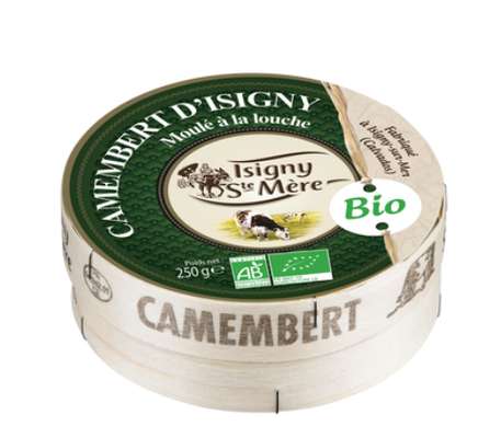 Camembert lait microfiltré BIO, Isigny Ste Mère (250 g)