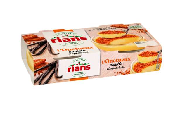 L'onctueux vanille et spéculos, Rians (2 x 90 g)