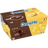 Danette 2 saveurs chocolat/vanille (12 x 115 g)