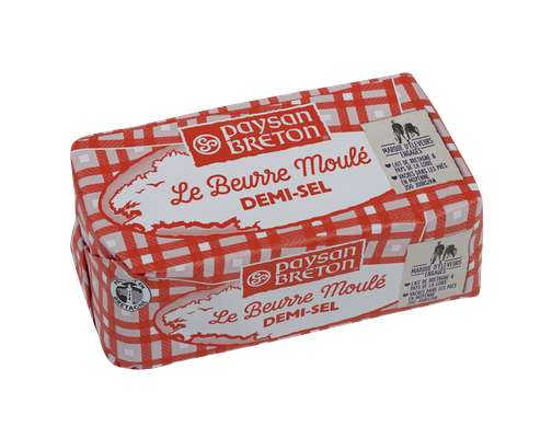 Beurre demi-sel moulé, Paysan Breton (500 g)