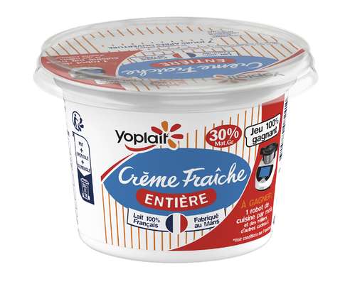 Crème fraîche épaisse 30% MG, Yoplait (450 g)