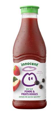 Jus de pommes et fruits rouges, Innocent (900 ml)