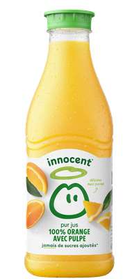 Jus d'orange avec pulpe, Innocent (900 ml)