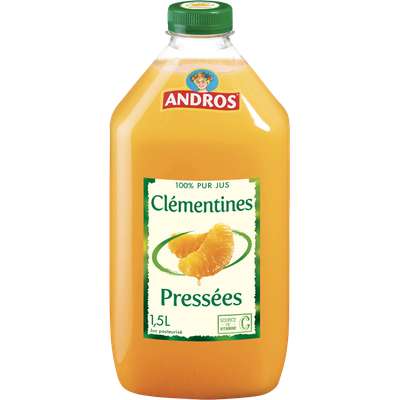 Pur jus clémentines, Andros (1,5 L)