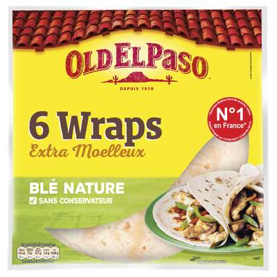 Wraps de blé, Old el Paso (x 6, 350 g)
