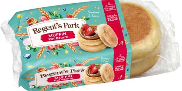 English Muffins nature pur beurre, Regent's Park (x 4, 250 g)