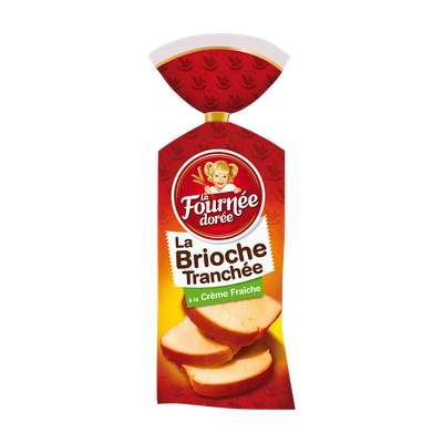 Brioche tranchée à la crème fraîche, La Fournée Dorée (500 g)