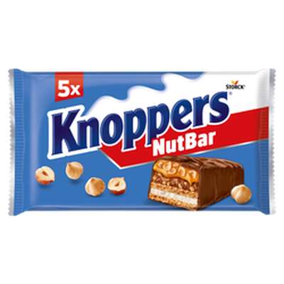 Knoppers Barres de lait et noisettes (x 5)