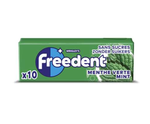 Chewing-gum Menthe verte, Freedent (x10 dragées)