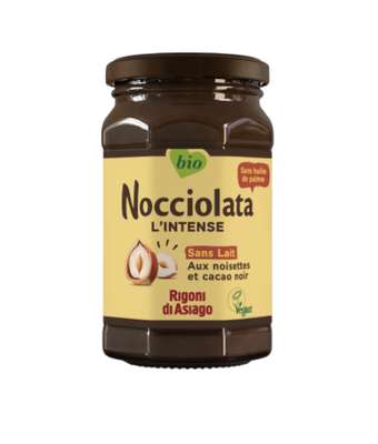 Nocciolata l'Intense sans lait BIO, Rigoni di Asiago (325 g)