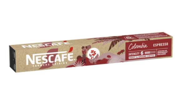 Café capsules Colombia N°6 , Nescafé (x 10)