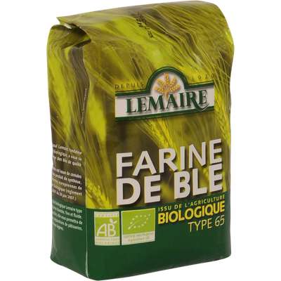 Farine de blé T65 BIO, Lemaire (1 kg)
