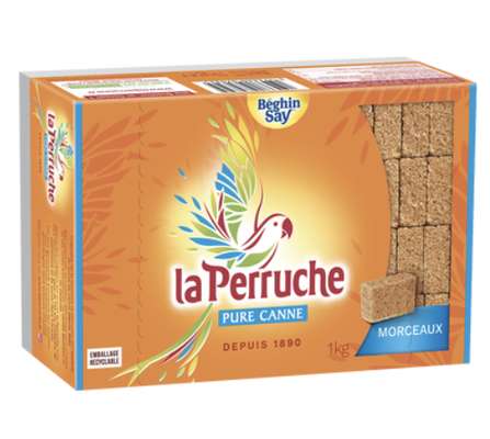 Pure sucre de canne en morceau, La Perruche (1 kg)