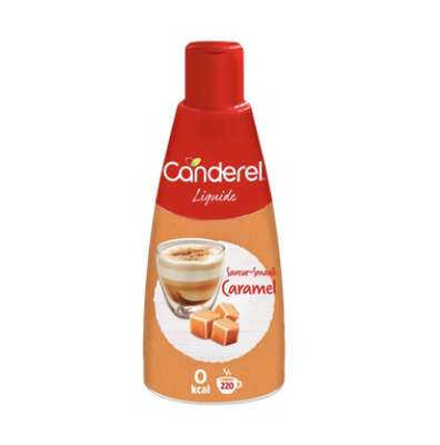 Liquide saveur caramel, Canderel (200 ml)