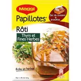 Assaisonnement pour papillottes de rôti au thym et fines herbes, Maggi (30 g)