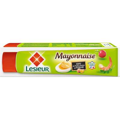 Mayonnaise aux oeufs frais en tube, Lesieur (175 g)