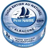 Thon albacore au naturel démarche responsable, Petit Navire (185 g)