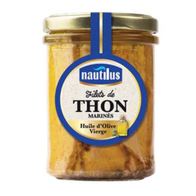 Filets de thon à l'huile d'olive, Nautilus (135 g)