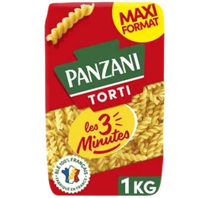 Torti cuisson rapide, Panzani (1 kg)