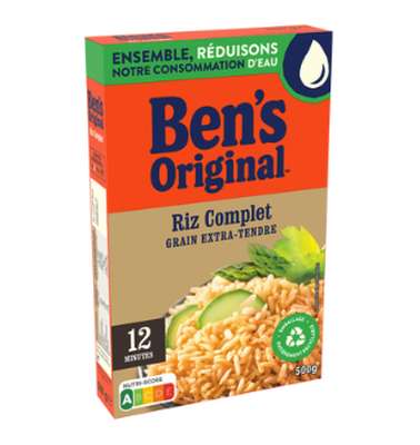 Riz complet cuisson rapide 12min, Ben's (500 g)