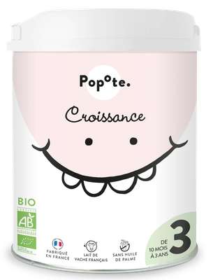 Lait de croissance BIO, Popote (800 g)
