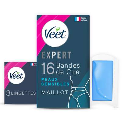 Expert Maillot Peaux Sensibles Epilation Longue Durée, Veet (x 16)