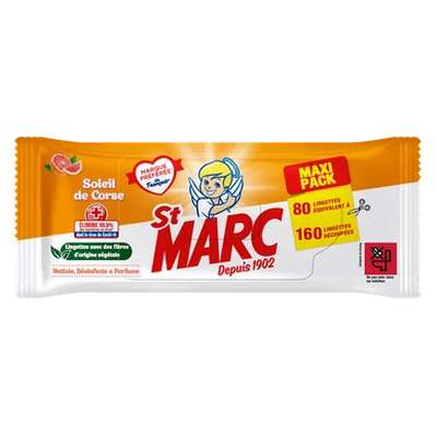 Lingettes soleil de corse, St Marc (x 80)
