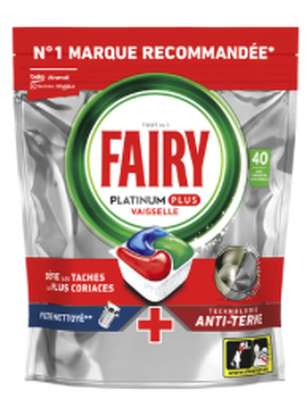 Tablettes lave-vaisselle 7 en 1, Fairy (x 40)