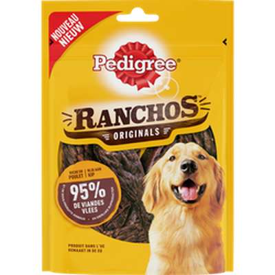 Récompense pour chien Ranchos originals au poulet, Pedigree (70 g)