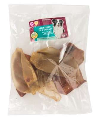 Assortiment d'oreilles de porc X6, Aimé