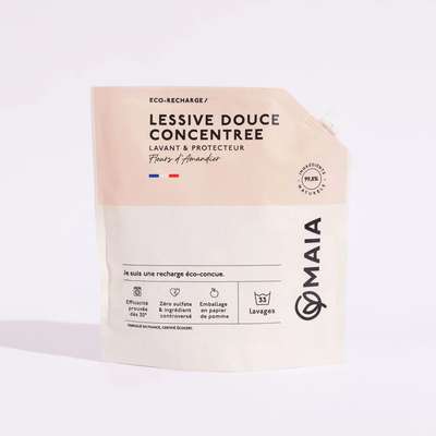 Eco recharge Lessive Fleurs d'Amandier, Maia (1 L)