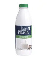 Lait écrémé UHT BIO, Lait Plaisirs (1 L)
