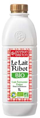 Lait ribot entier BIO, Paysan Breton (1 l)