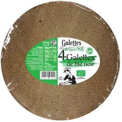 Galettes de blé noir BIO, Galettes de Saint Malo (x 4, 280 g)