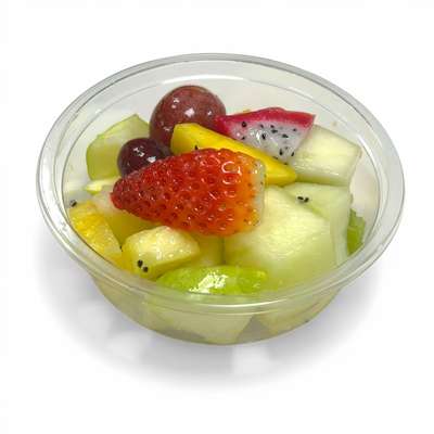 Salade de fruits frais découpés "prêt à croquer" (barquette de 115 g), UE et hors UE