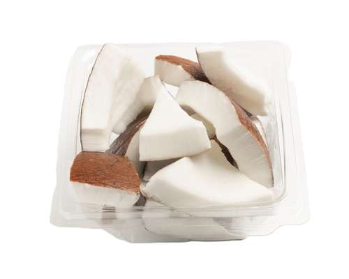 Noix de coco fraiche en cube (barquette de 130 g), Côte d'Ivoire