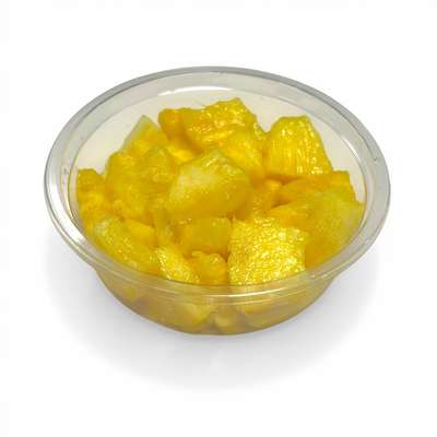 Ananas frais en cubes "prêt à croquer" (barquette de 115 g), Costa-Rica