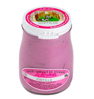 Yaourt à la myrtille, Fierbois (180 g)
