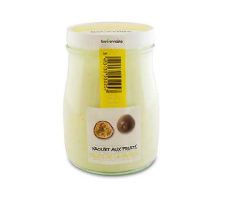 Yaourt à l'ancienne aux fruits passion, Beillevaire (180 g)