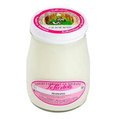 Yaourt à l'ananas, Fierbois (180 g)