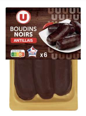 Boudins noirs Antillais, U (6 x 360 g)