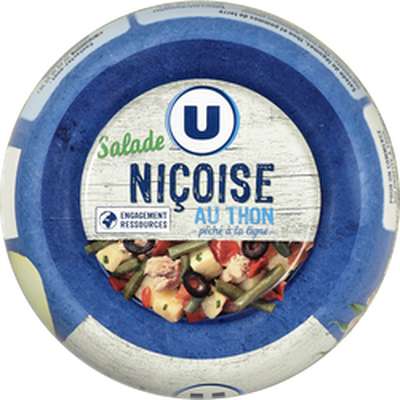 Salade niçoise au thon, U (250 g)