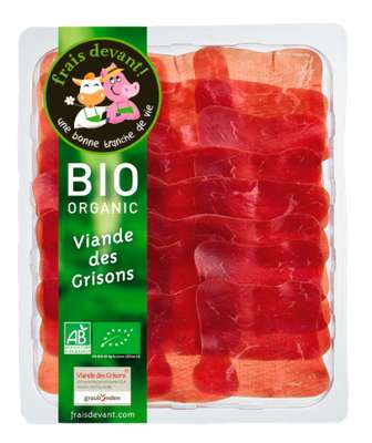 Viande des grisons BIO, Frais Devant (70 g)