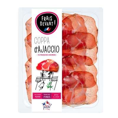 Coppa d'Ajaccio, Frais Devant (90 g)