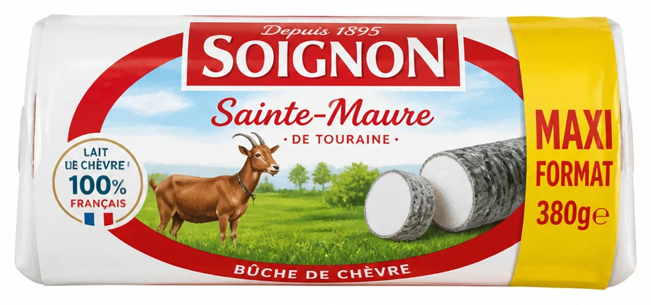 Soignon Bûche chèvre Sainte-Maure